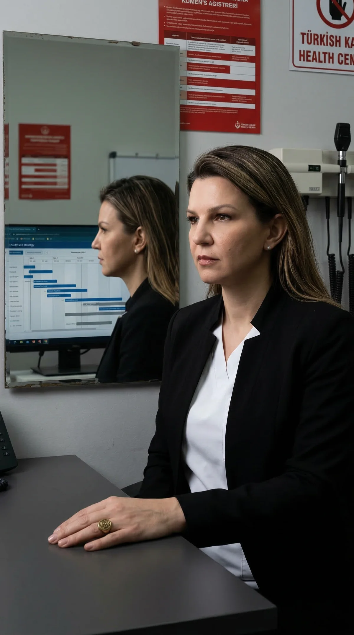 Dr. V in a warm consultation with a patient